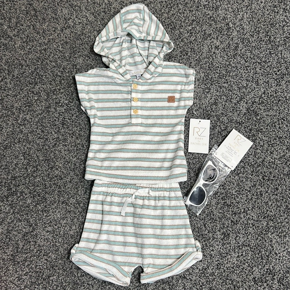 Rachel Zoe Baby Boy Outfit 3 PC Size 18 Months NWT